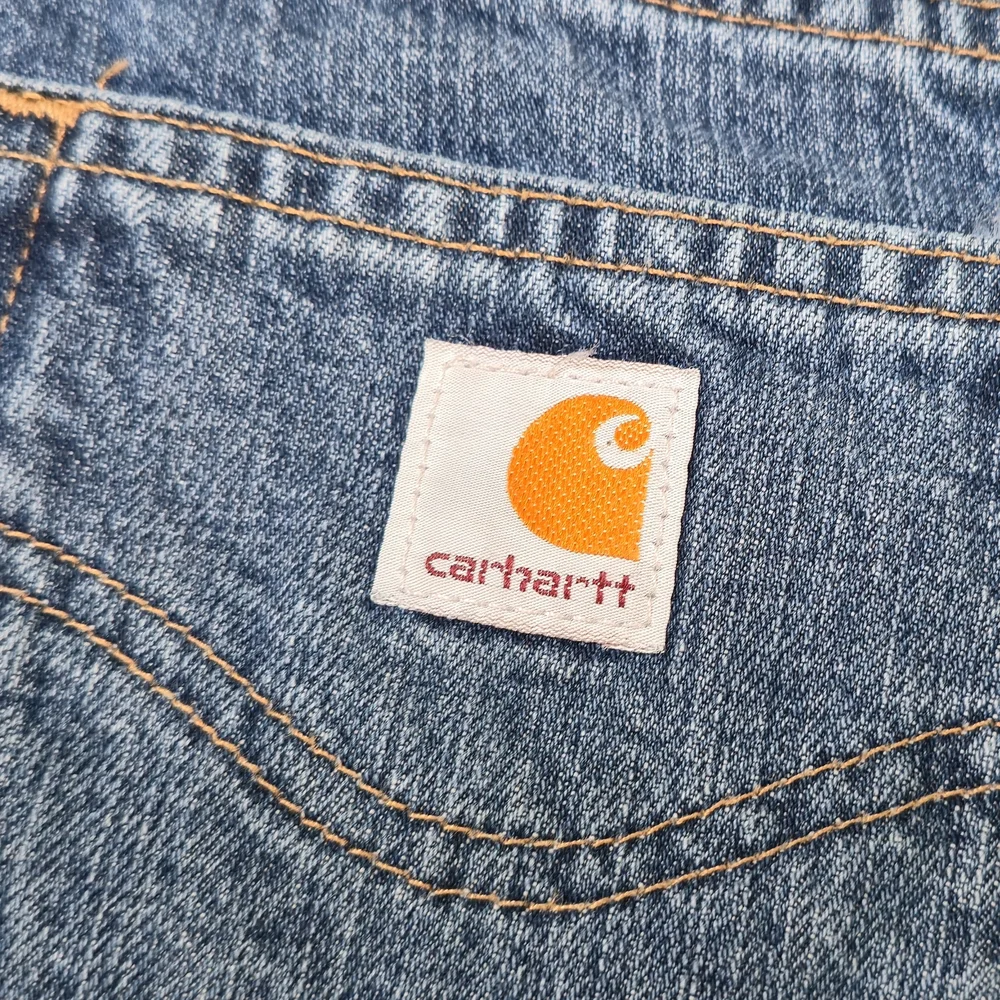 Carhartt‎ Men's Flannel-Lined Jeans - Relaxed Fit - Medium Blue W33